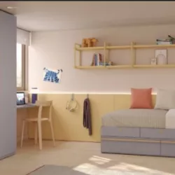 Ejemplo de dormitorio juvenil para proyectos personalizados