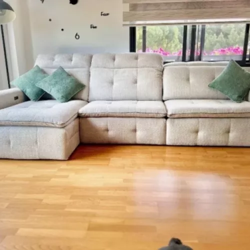Sofa asientos deslizantes