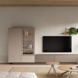 Salón mostrado en la exposición de muebles de David de Rueda