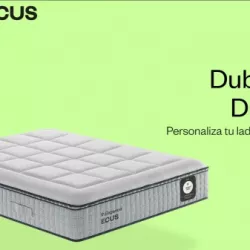 Equipo de descanso mostrado en la exposición de muebles