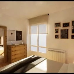 Propuesta en 3D mostrada en la tienda de Medina del Campo