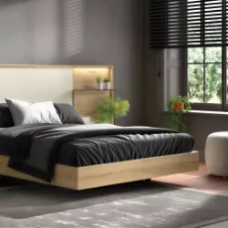 Composición de dormitorio exhibida en Medina del Campo