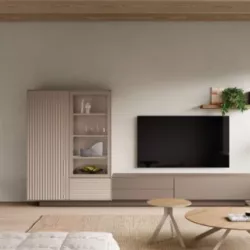 Salón mostrado en la exposición de muebles de David de Rueda