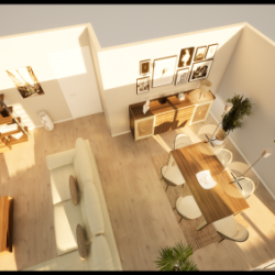 Proyecto 3D para ayudar a elegir mobiliario y distribución