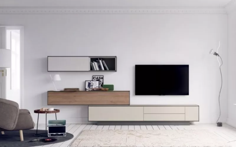 Propuesta decorativa de salón disponible en la exposición