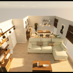 Proyecto 3D para ayudar a elegir mobiliario y distribución
