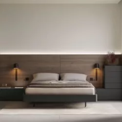 Dormitorio del catálogo con opciones de mobiliario completo