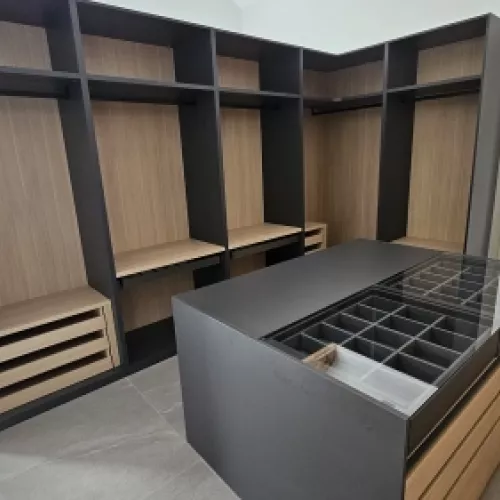 Vestidor a medida con isla
