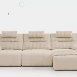 Sofá incluido en la exposición de muebles