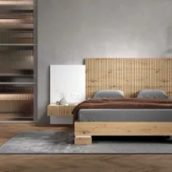 Dormitorio incluido en la exposición de muebles