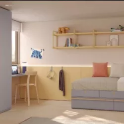 Ejemplo de dormitorio juvenil para proyectos personalizados